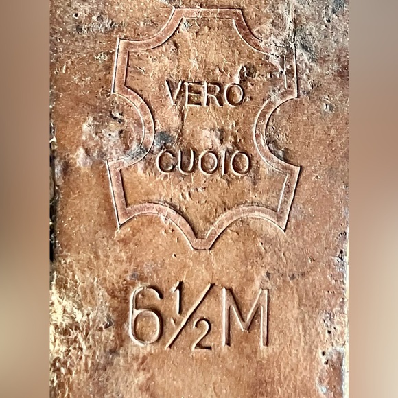 EUC VTG PELLE MODA Printed Scarf Tie Wedge Espadrilles 6.5 Aqua/Rust Brown/Gold - Picture 9 of 16